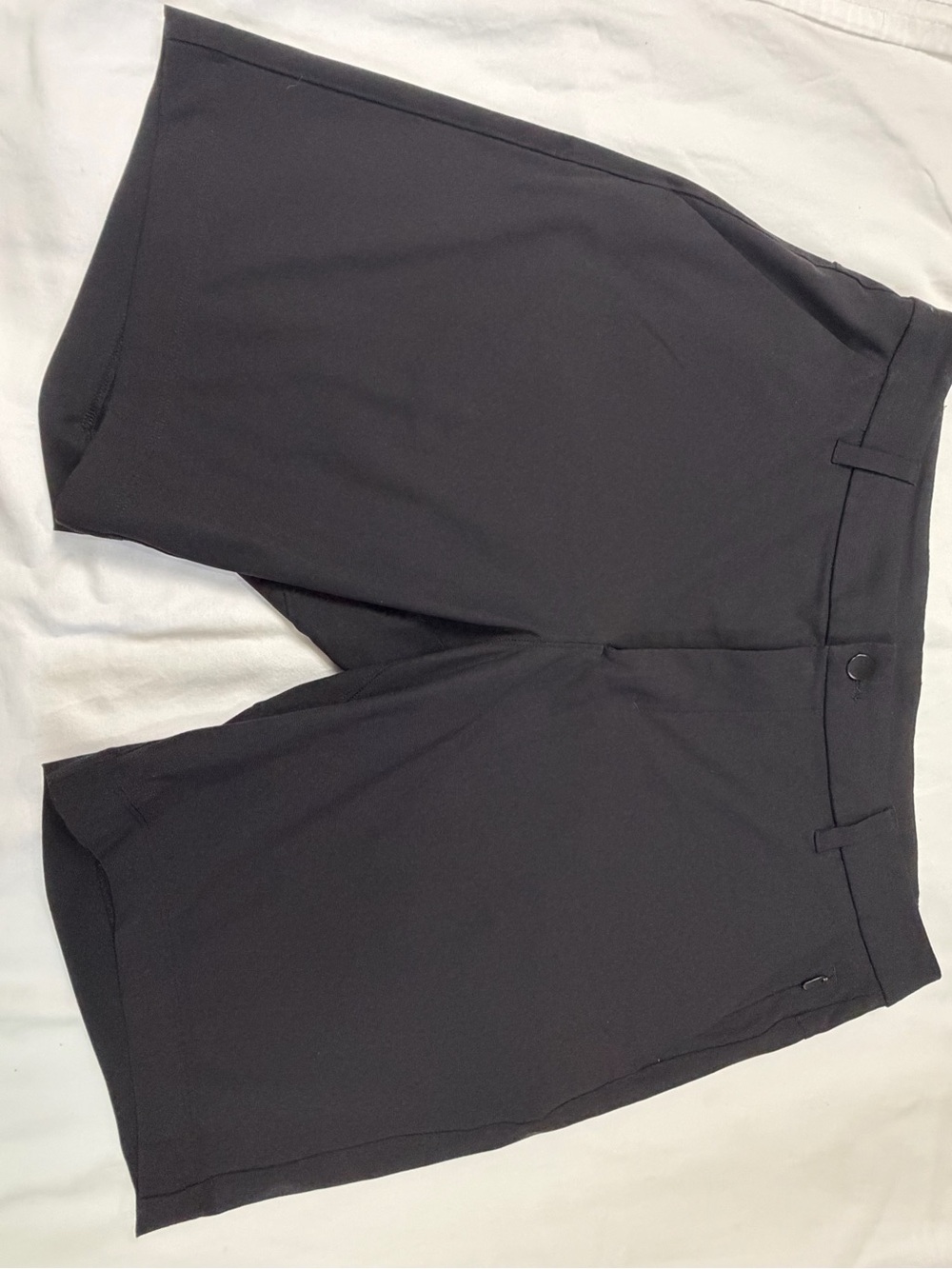lululemon athletica Men's Black Flat-Front Performance Shorts